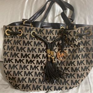 Michael Kors purse , black and brown .
